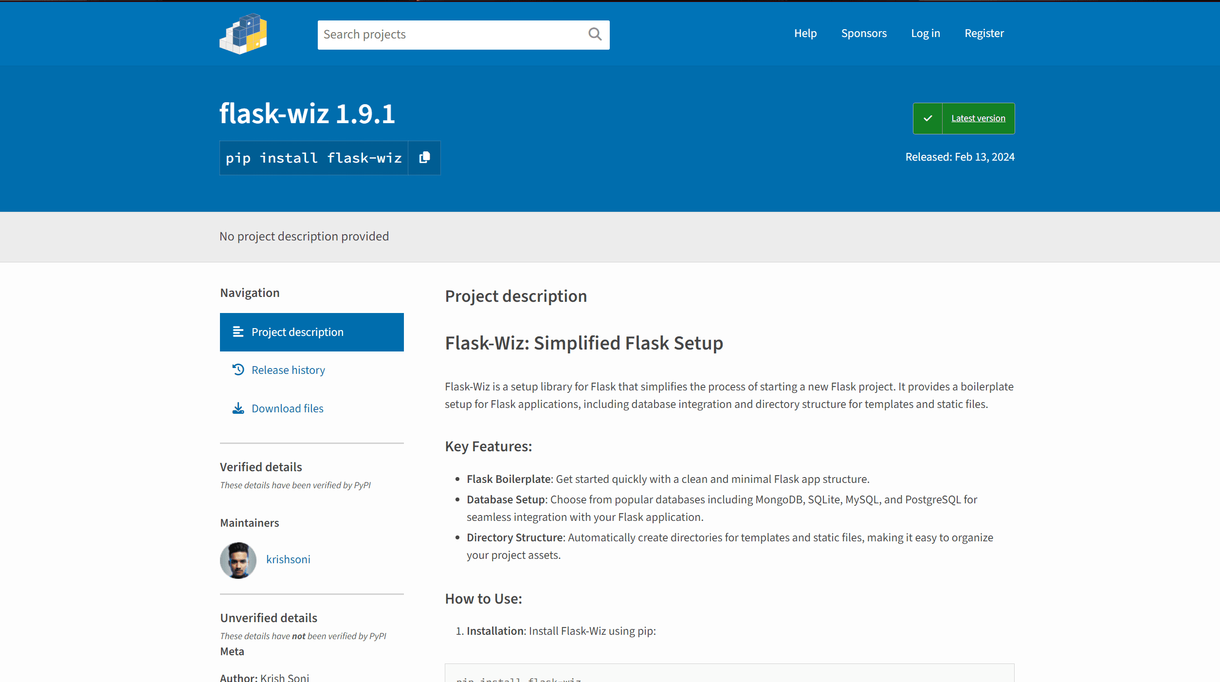 Flask-Wiz